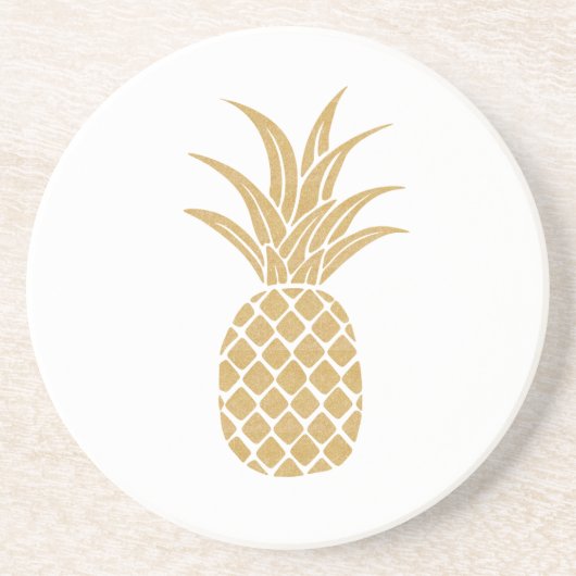 Dessous de verre d'ananas Regal Gold (Devant)