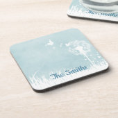 Dessous-de-verre Dandelions, papillons et Ciel bleu (Côté gauche)