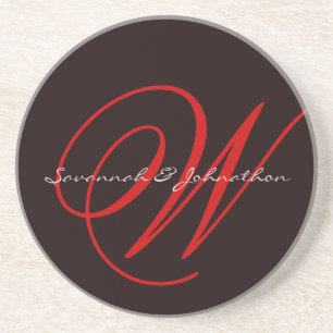 Dessous de verre d'anniversaire du Mariage Eggplan