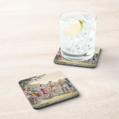 Dessous-de-verre Danse indienne canadienne le soir (engra de (Côté Droit)