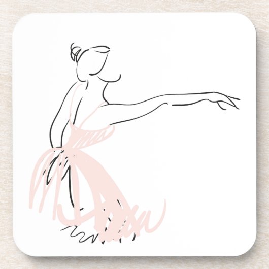 Dessous-de-verre Danseur de ballet Ballerina (Devant)