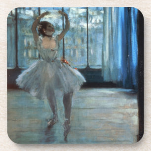 Dessous-de-verre Danseur d'Edgar Degas devant une fenêtre