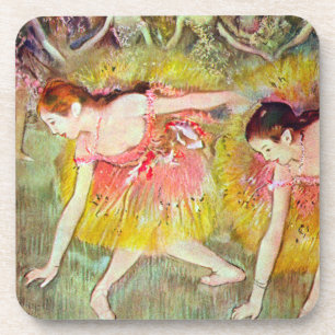 Dessous-de-verre Danseurs se penchent par Edgar Degas, Ballet Art