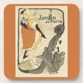 Dessous-de-verre Danseuse Art Nouveau Jane Avril par Toulouse Lautr (Devant)