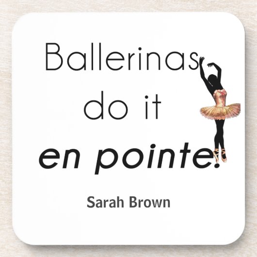Dessous-de-verre Danseuses de ballet alors ! (Devant)