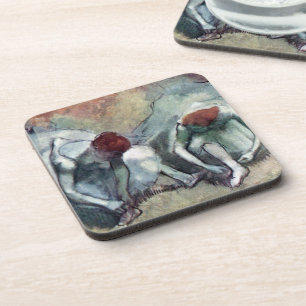 Dessous-de-verre Danseuses Lacant leurs Chaussures par Edgar Degas