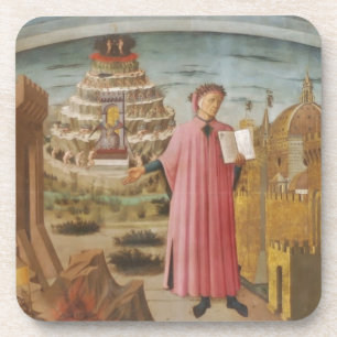 Dessous-de-verre Dante & Divine Comedy Accessoires d'art vintage