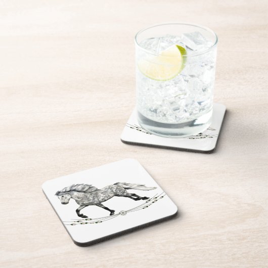 Dessous-de-verre Dapple Grey Islandais Mare Grá (Côté Droit)
