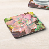 Dessous de verre d'aquarelle par Debra Lee Baldwin (Côté gauche)