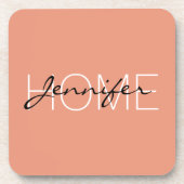 Dessous-de-verre Dark salmon color (Devant)