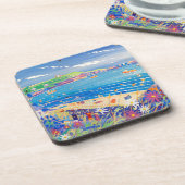 Dessous de verre d'art : Baie les Cornouailles (Côté gauche)