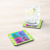 Dessous de verre d'art de bruit de microscope (Côté Droit)