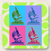 Dessous de verre d'art de bruit de microscope (Devant)