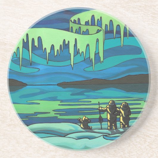 Dessous de verre d'art des Premières nations Desso (Devant)