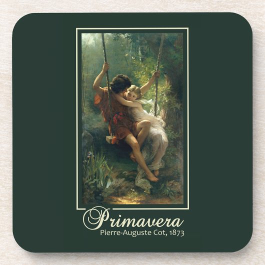 Dessous de verre d'art "Primavera" de Cot (Devant)