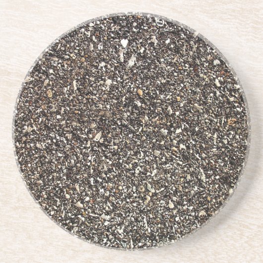 Dessous de verre d'asphalte (Devant)