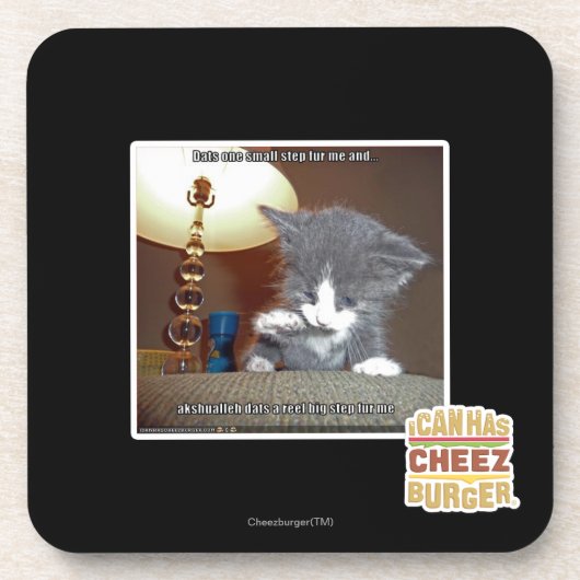 Dessous-de-verre Dats une petite fourrure d'étape je (Devant)