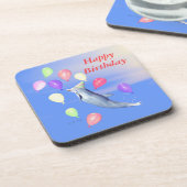 Dessous-de-verre Dauphin et ballons de joyeux anniversaire (Côté gauche)