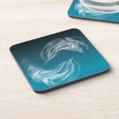 Dessous-de-verre Dauphins Abstraits en jeu (Côté gauche)