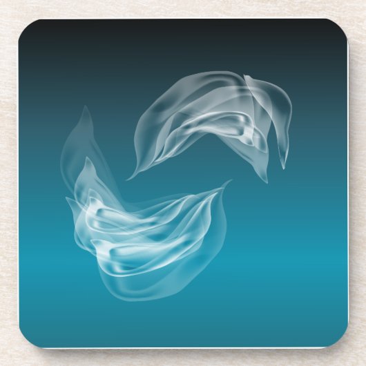 Dessous-de-verre Dauphins Abstraits en jeu (Devant)