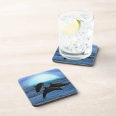Dessous-de-verre Dauphins au clair de lune (Côté Droit)
