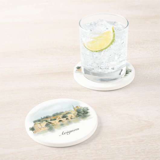 Dessous de verre d'Avignon (Côté)