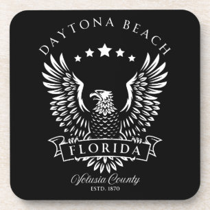 Dessous-de-verre Daytona Beach Volusia County Floride aigle vintage