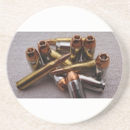 Dessous de verre de balle de laiton et d'avance (Devant)