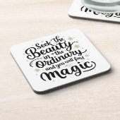 Dessous de verre de beauté Seek (Côté gauche)