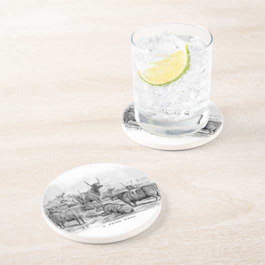 Dessous de verre de bétail (Côté)