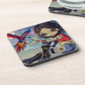 Dessous de verre "de Betsy d'amorce" (Côté gauche)