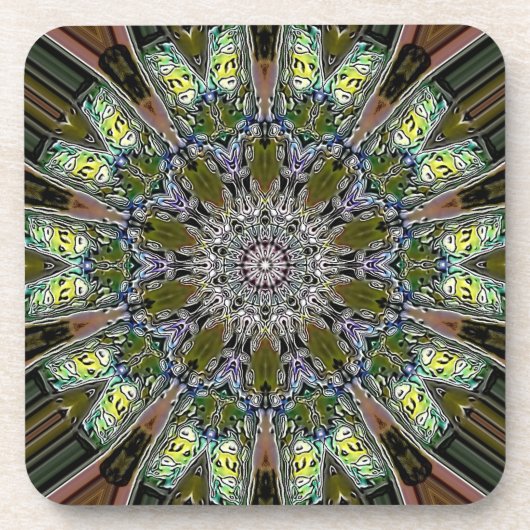 Dessous de verre de Bohême - Design 1 (Devant)