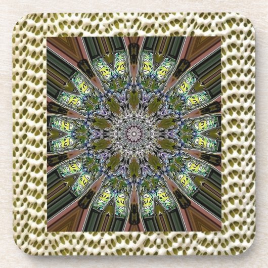 Dessous de verre de Bohême- Design 2 (Devant)