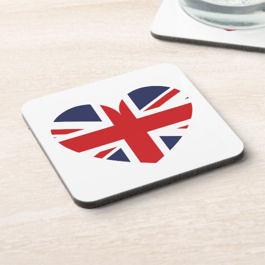 Dessous de verre de boisson du drapeau britannique (Côté gauche)