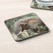 Dessous de verre de boisson éléphant (Côté gauche)