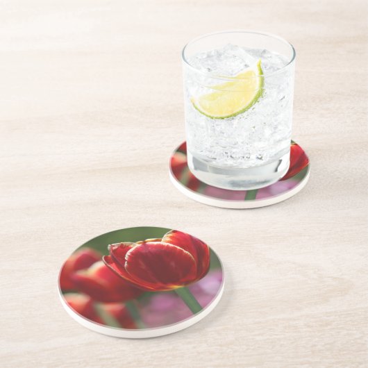 Dessous de verre de boisson en grès (Côté)