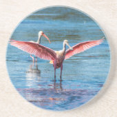 Dessous de verre de boisson en grès de grès de la  (Devant)