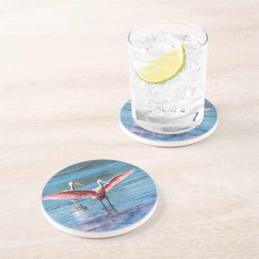 Dessous de verre de boisson en grès de grès de la  (Côté)