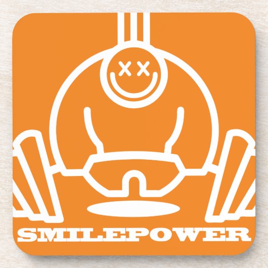 dessous de verre de boisson smilepower (Devant)