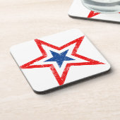 Dessous de verre de boisson Star Patriotique (Côté gauche)