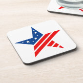 Dessous de verre de boisson Star Patriotique (Côté gauche)