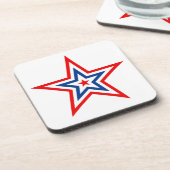 Dessous de verre de boisson Star Patriotique (Côté gauche)