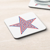 Dessous de verre de boisson Star Patriotique (Côté gauche)