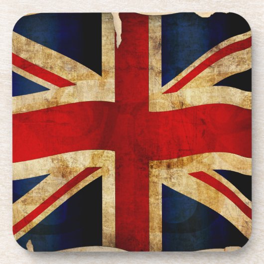 Dessous de verre de boisson Union-Jack (Devant)