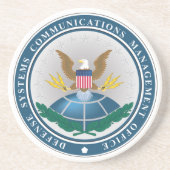 Dessous de verre de boissons de grès de DSCMO (Devant)