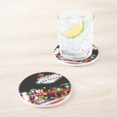Dessous de verre de boissons de grès de Las Vegas (Côté)