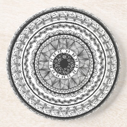 Dessous de verre de boissons de grès de "vanité" (Devant)