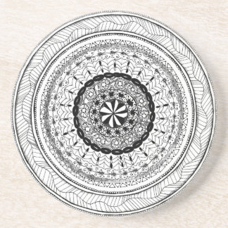 Dessous de verre de boissons de grès de Zendala