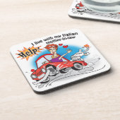 Dessous de verre de boissons de liège (Côté gauche)