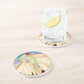 Dessous de verre de boissons de mandala de (Côté)